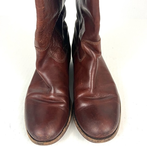Frye Melissa Button Cognac Boots - Size 6 - Picture 9 of 11
